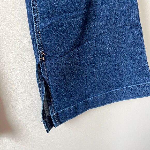 Hollister High-Rise Vintage Flare Jeans w/Side Slit Stretch Denim Women’s 27 NWT - Picture 6 of 8